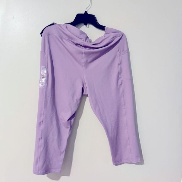 Id Ideology Women's Compression High-Rise Side-Pocket Leggings Purple thights - Picture 7 of 12